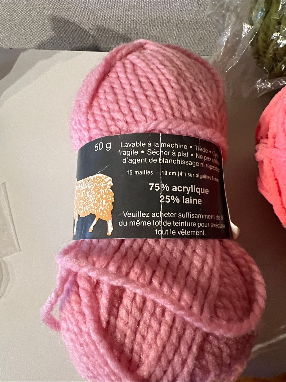 Mixed Yarn Lot (Crochet & Knitting) x6 skeins 🆕 - Picture 3 of 6